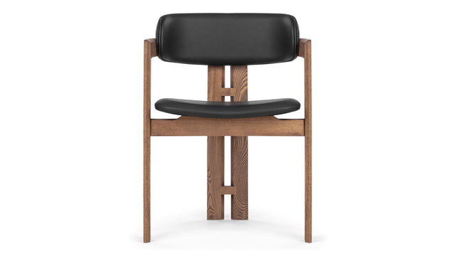 Pamplona - Pamplona Chair, Black and Walnut Stain
