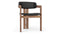 Pamplona - Pamplona Chair, Black and Walnut Stain
