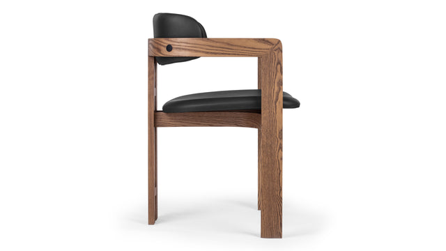 Pamplona - Pamplona Chair, Black and Walnut Stain