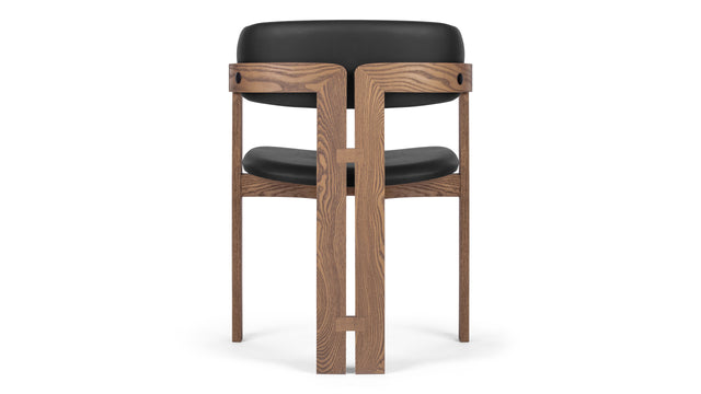 Pamplona - Pamplona Chair, Black and Walnut Stain