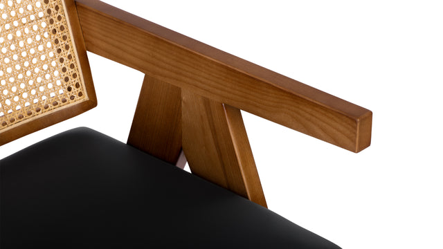 Pierre Jeanneret - Pierre Jeanneret Armchair, Walnut and Black