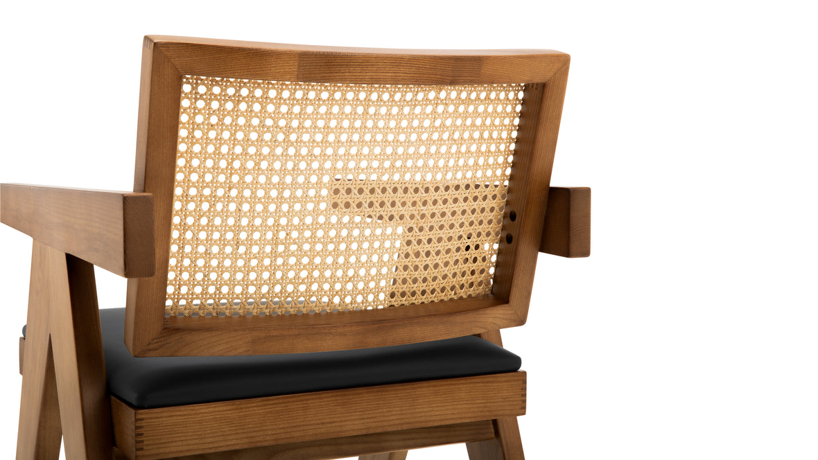 Pierre Jeanneret - Pierre Jeanneret Armchair, Walnut and Black