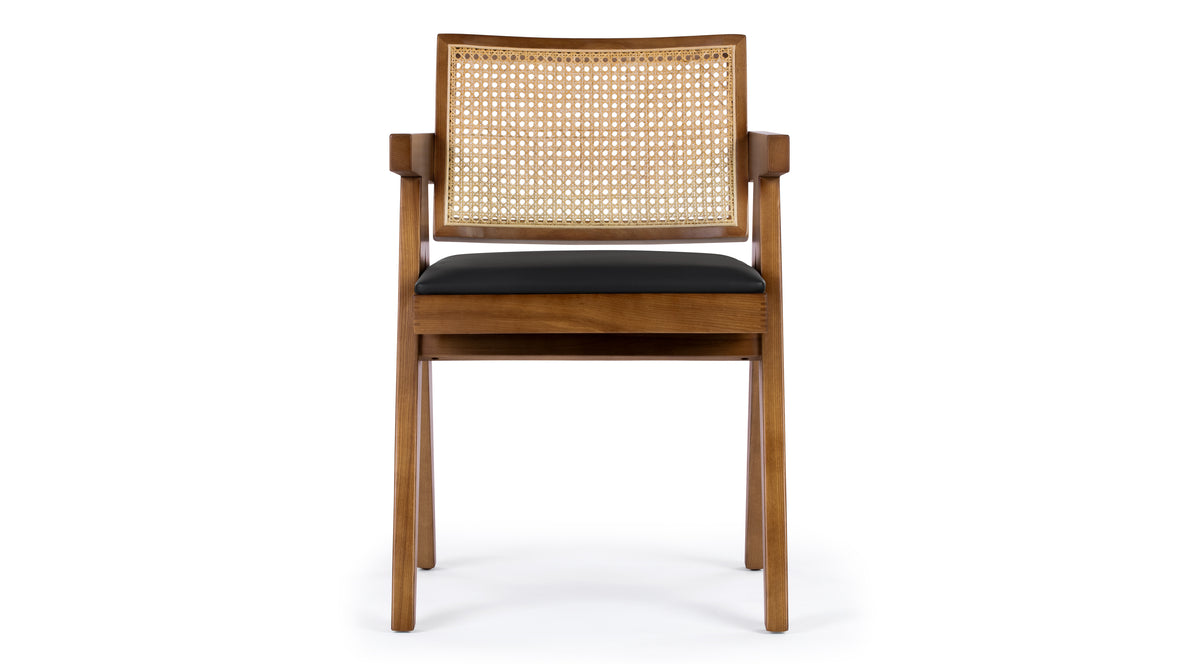 Pierre Jeanneret - Pierre Jeanneret Armchair, Walnut and Black