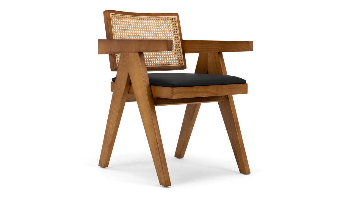 Pierre Jeanneret - Pierre Jeanneret Armchair, Walnut and Black