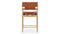 Aksel - Aksel Counter Stool, Whiskey Brown Vegan Leather and Ash