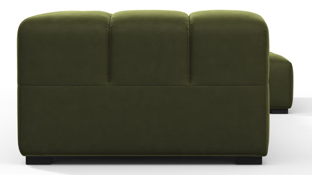 Tufty - Tufty Sectional, Small L, Right, Thyme Luxe Velvet