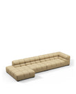 Tufty Outdoor Sectional, Large, Left Chaise | FINAL SALE