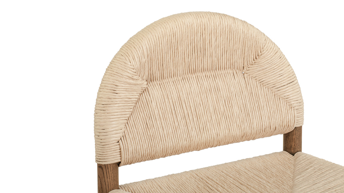 Toscanolla - Toscanolla Chair, Paper Cord and Walnut Stain