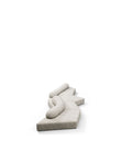 Sectionals On the Rocks Sofa, Five Seater, Dove Textured Chenille