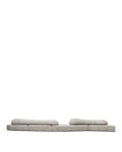 Sectionals On the Rocks Sofa, Five Seater, Dove Textured Chenille