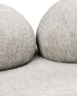 Sectionals On the Rocks Sofa, Left Corner, Dove Textured Chenille