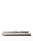 Sectionals On the Rocks Sofa, Left Corner, Dove Textured Chenille