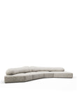 Sectionals On the Rocks Sofa, Right Corner, Dove Textured Chenille