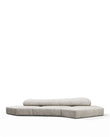 3 Seaters On the Rocks Sofa, Three Seater, Right, Dove Textured Chenille