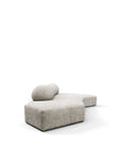 3 Seaters On the Rocks Sofa, Three Seater, Right, Dove Textured Chenille