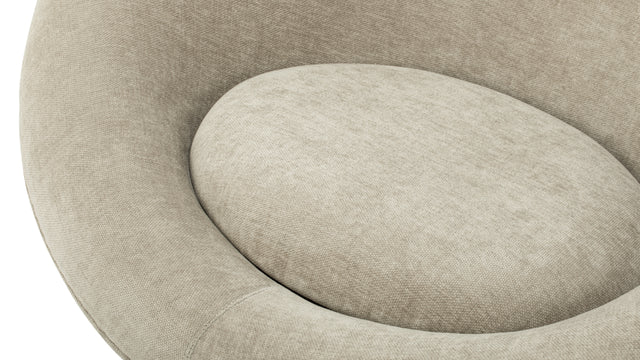 Mushroom - Mushroom Chair, Beige Gray Chenille