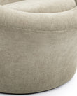 Lounge Chairs Mushroom Chair, Beige Gray Chenille