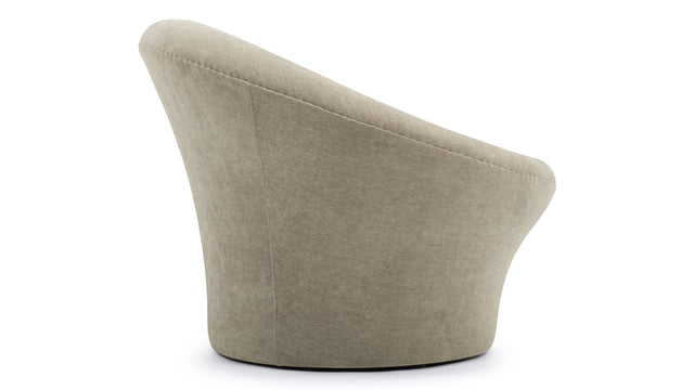 Mushroom - Mushroom Chair, Beige Gray Chenille