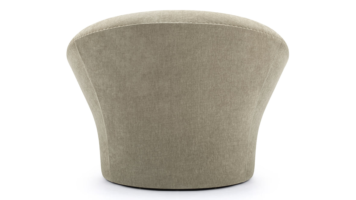 Mushroom - Mushroom Chair, Beige Gray Chenille