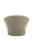 Lounge Chairs Mushroom Chair, Beige Gray Chenille