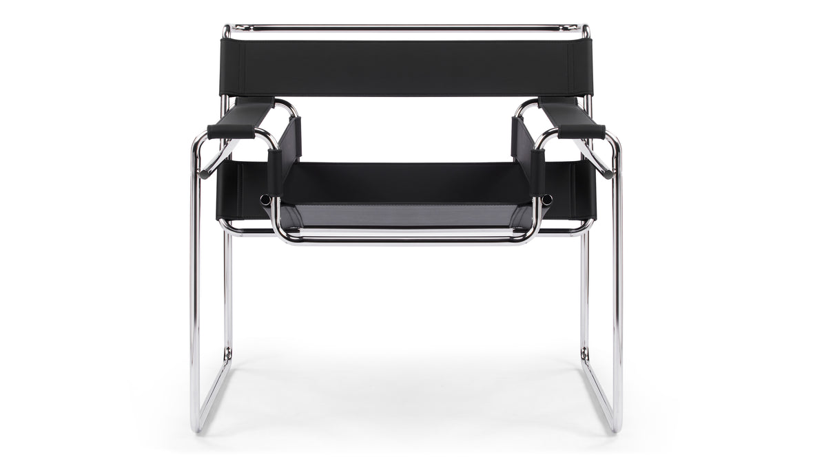 Stanley - Stanley Chair, Black Leather