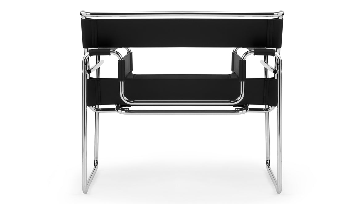 Stanley - Stanley Chair, Black Leather