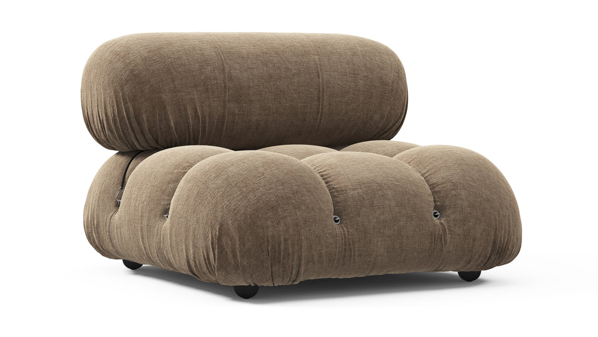 Bellini Module - Mario Bellini Module, Armless, Cappuccino Brown Chenille