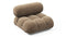 Bellini Module - Mario Bellini Module, Armless, Cappuccino Brown Chenille