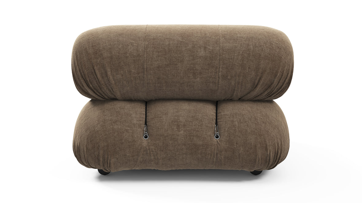 Bellini Module - Mario Bellini Module, Armless, Cappuccino Brown Chenille