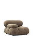 Modules Mario Bellini Module, Left Arm, Cappuccino Brown Chenille