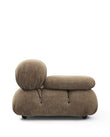 Modules Mario Bellini Module, Left Arm, Cappuccino Brown Chenille