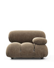 Modules Mario Bellini Module, Right Arm, Cappuccino Brown Chenille
