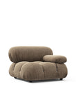 Modules Mario Bellini Module, Right Arm, Cappuccino Brown Chenille