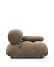 Modules Mario Bellini Module, Right Arm, Cappuccino Brown Chenille