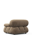 Modules Mario Bellini Module, Right Arm, Cappuccino Brown Chenille
