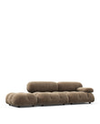 Sectionals Mario Bellini Open End Sofa, Left, Cappuccino Brown Chenille