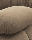 Sectionals Mario Bellini Open End Sofa, Right, Cappuccino Brown Chenille