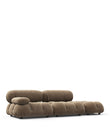 Sectionals Mario Bellini Open End Sofa, Right, Cappuccino Brown Chenille