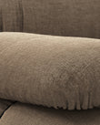 3 Seaters Mario Bellini Three Seater Sofa, Cappuccino Brown Chenille