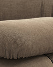 2 Seaters Mario Bellini Two Seater Sofa, Cappuccino Brown Chenille