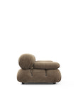 2 Seaters Mario Bellini Two Seater Sofa, Cappuccino Brown Chenille