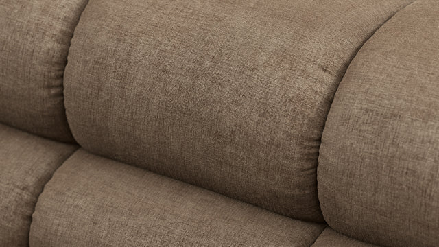 Tufty - Tufty Module, Armless, Cappuccino Brown Chenille