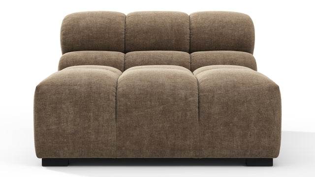 Tufty - Tufty Module, Armless, Cappuccino Brown Chenille