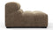Tufty - Tufty Module, Armless, Cappuccino Brown Chenille