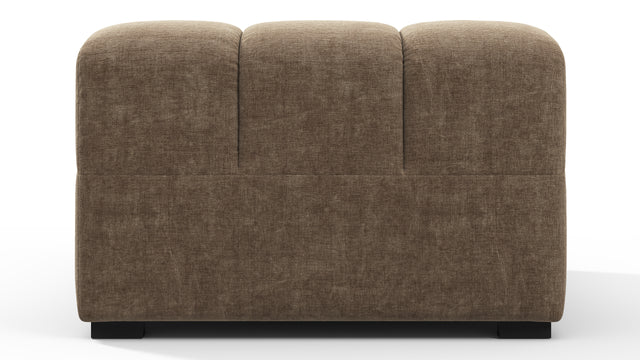 Tufty - Tufty Module, Armless, Cappuccino Brown Chenille