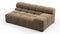 Tufty - Tufty Module, Extra Large Left Arm, Cappuccino Brown Chenille