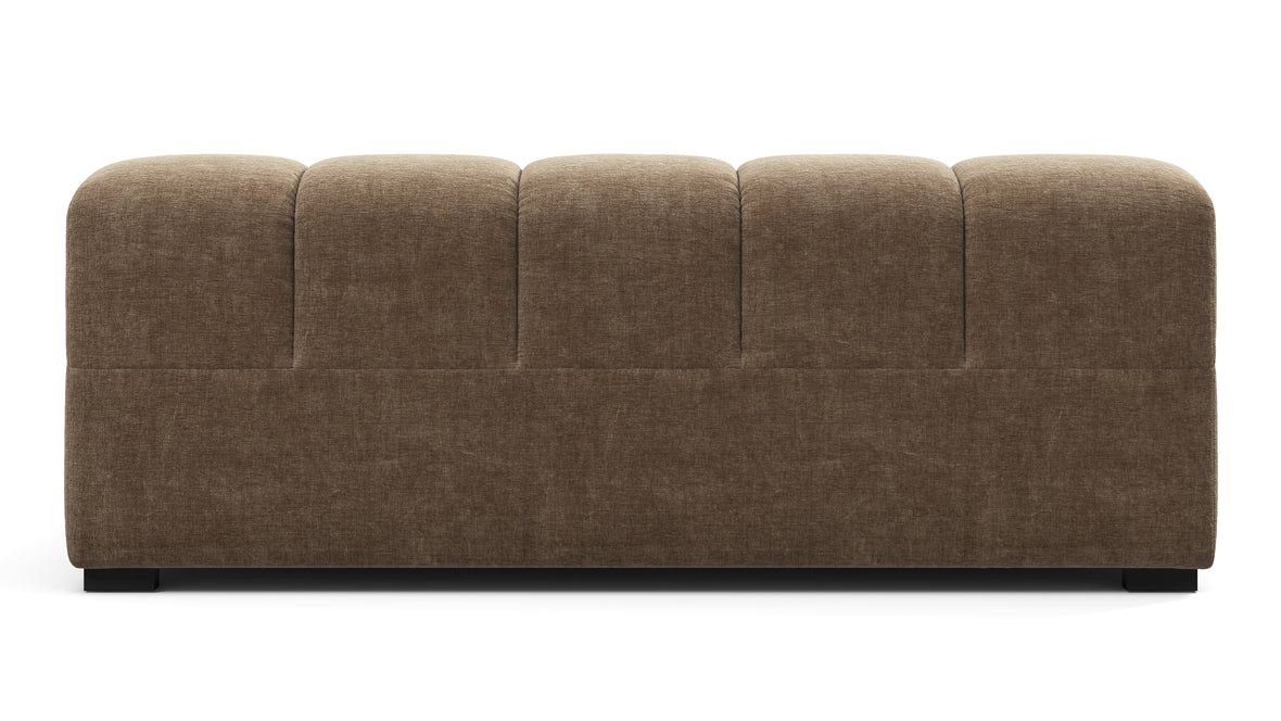 Tufty - Tufty Module, Extra Large Left Arm, Cappuccino Brown Chenille