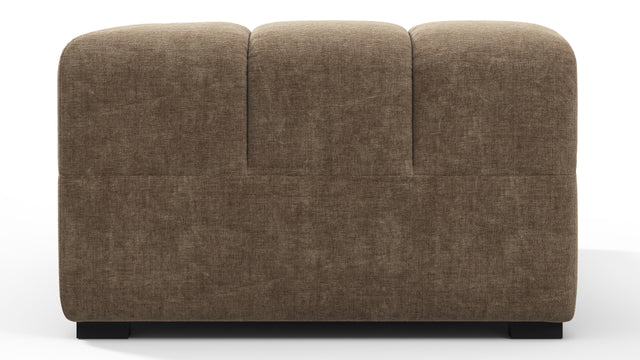 Tufty - Tufty Module, Large Left Corner, Cappuccino Brown Chenille