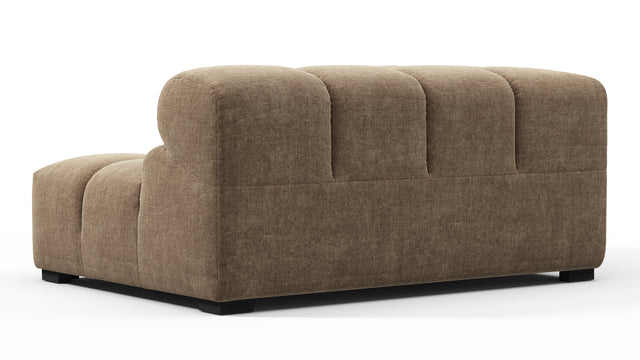 Tufty - Tufty Module, Large Left Corner, Cappuccino Brown Chenille