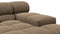 Tufty - Tufty Sectional, Right Corner, Cappuccino Brown Chenille
